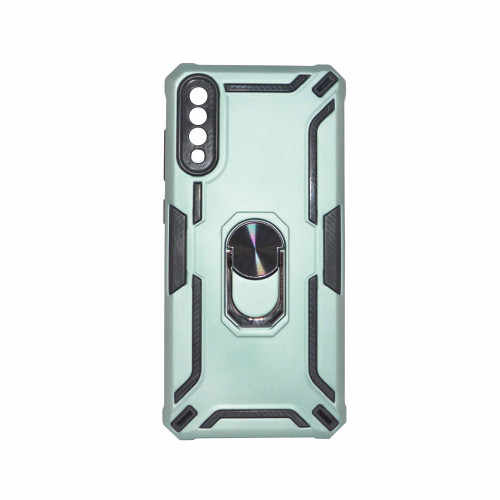 SAMSUNG A70 Green Armor Cover Military Grade Protection Built-in Kickstand Car Holder Mobile Phone Case